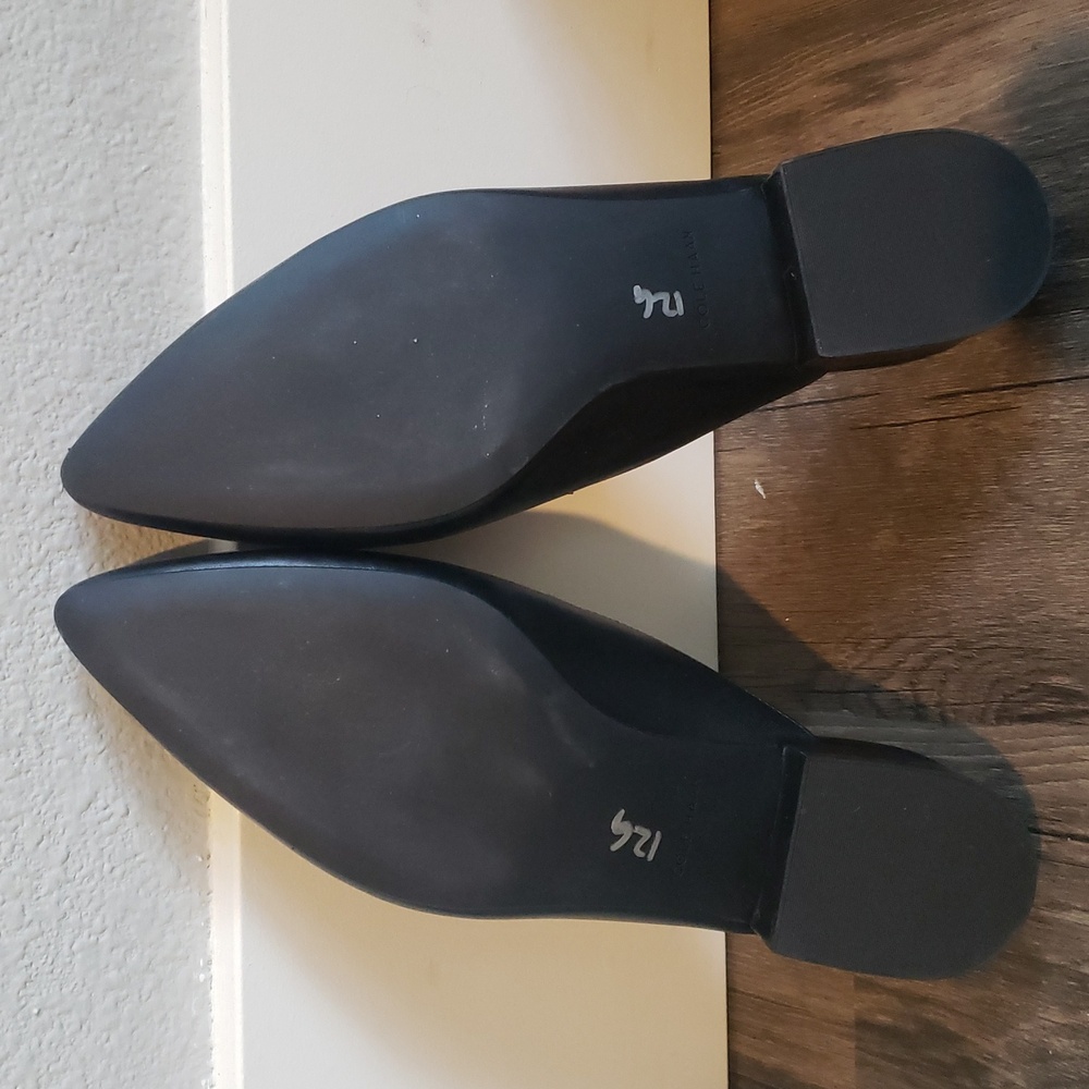 Cole Haan Slip Ons Black Sz 8 - Picture 4 of 7